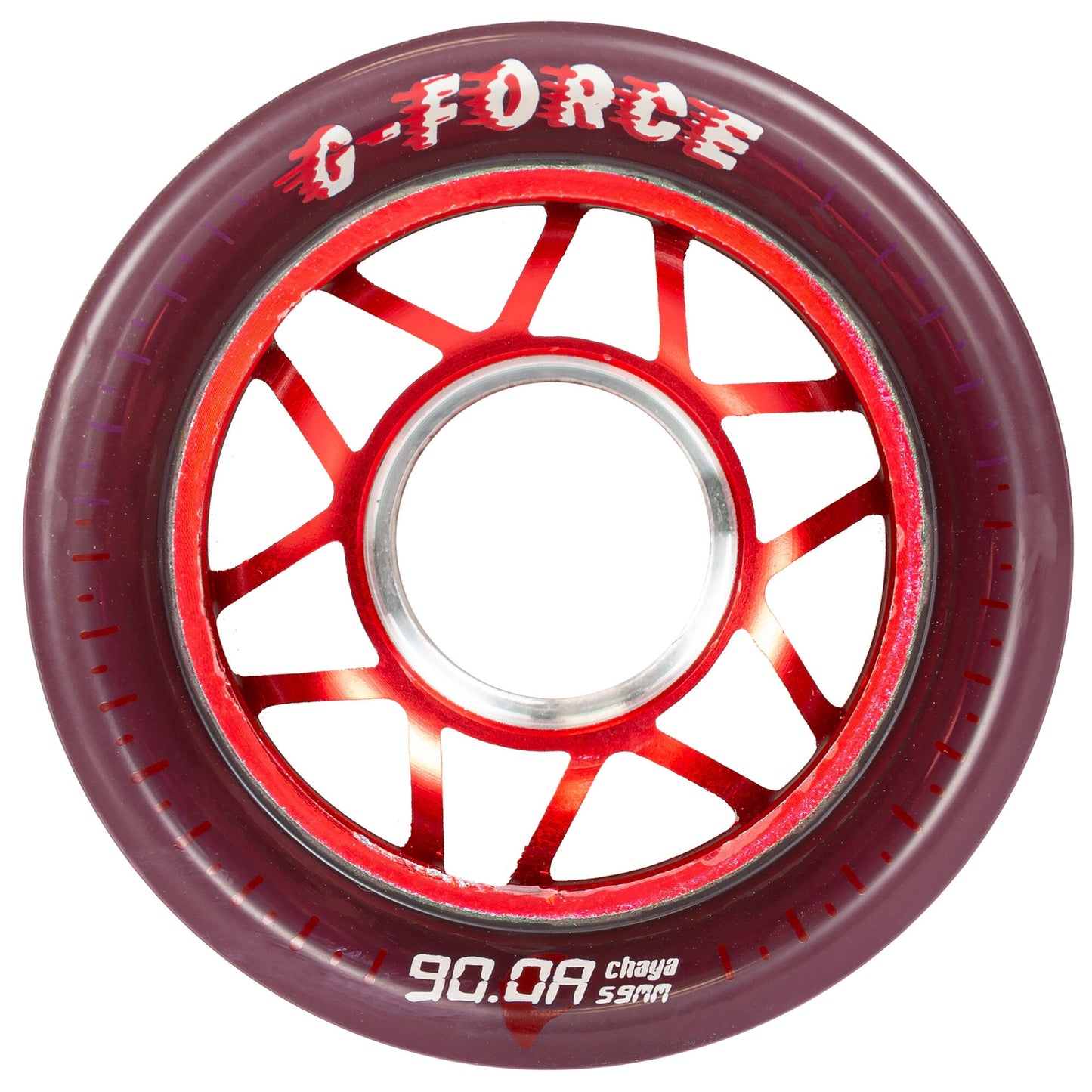 Chaya Roller Derby Wheels G-Force Alloy Grippy 90a