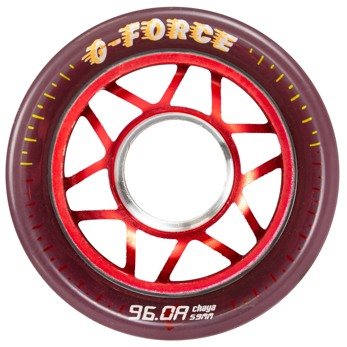 Chaya Roller Derby Wheels G-Force Alloy Hard 96a