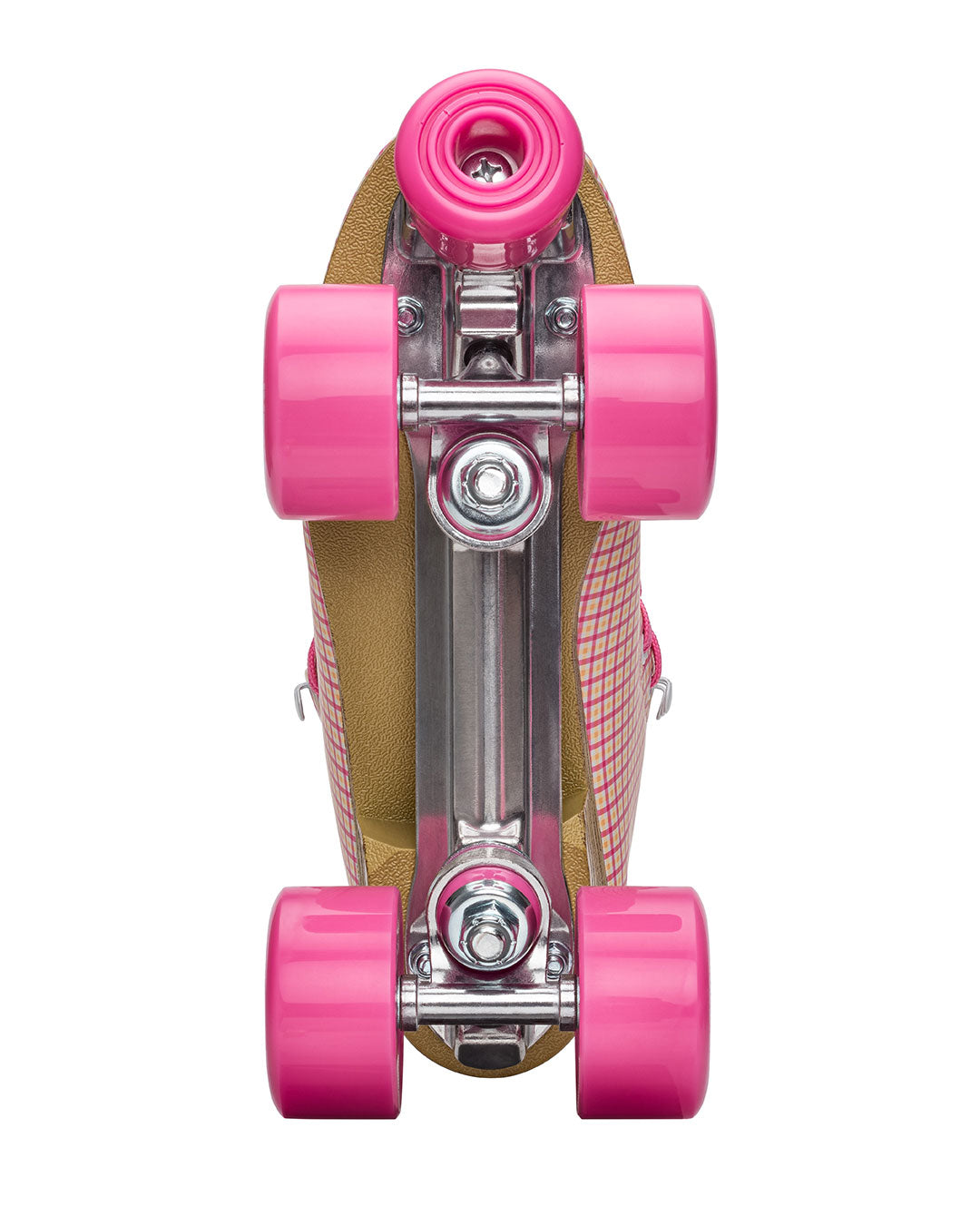 Impala Roller Skates - Pink Tartan - Momma Trucker Skates