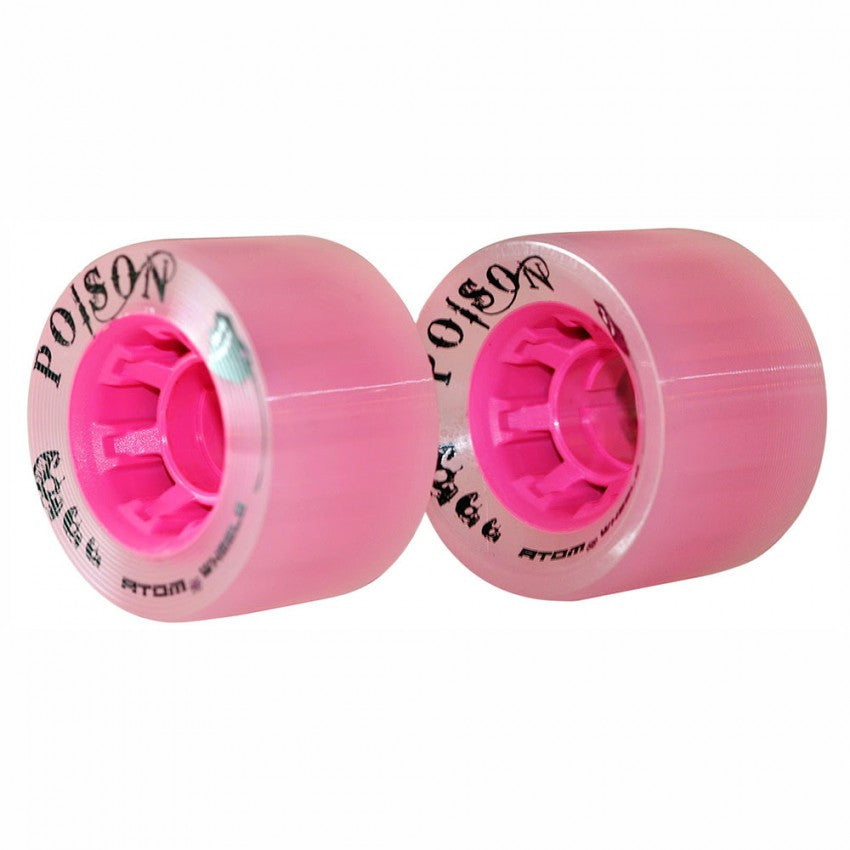 Atom Poison Wheels Pink - Momma Trucker Skates