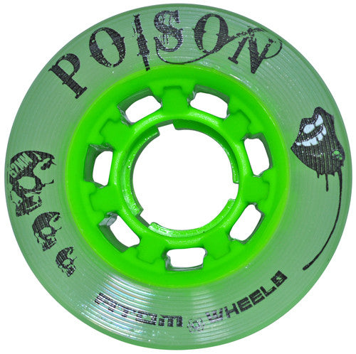 Atom Poison Wheels Green - Momma Trucker Skates