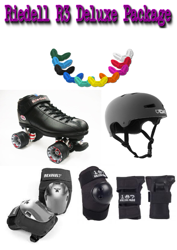 Riedell R3 Deluxe Upgrade Skate Package - Momma Trucker Skates