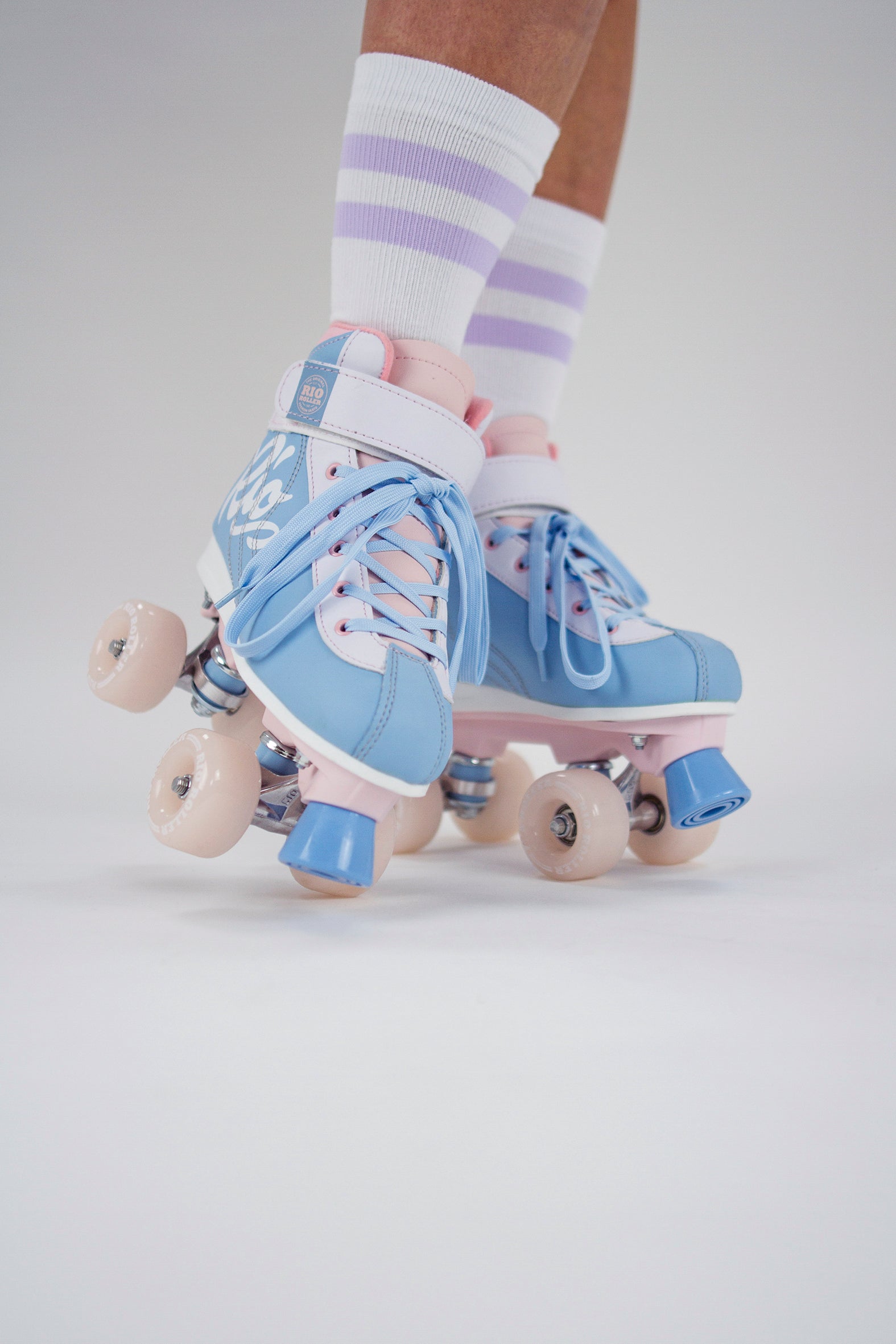 Rio Roller Milkshake Quad Roller Skates - Cotton Candy - Momma Trucker Skates