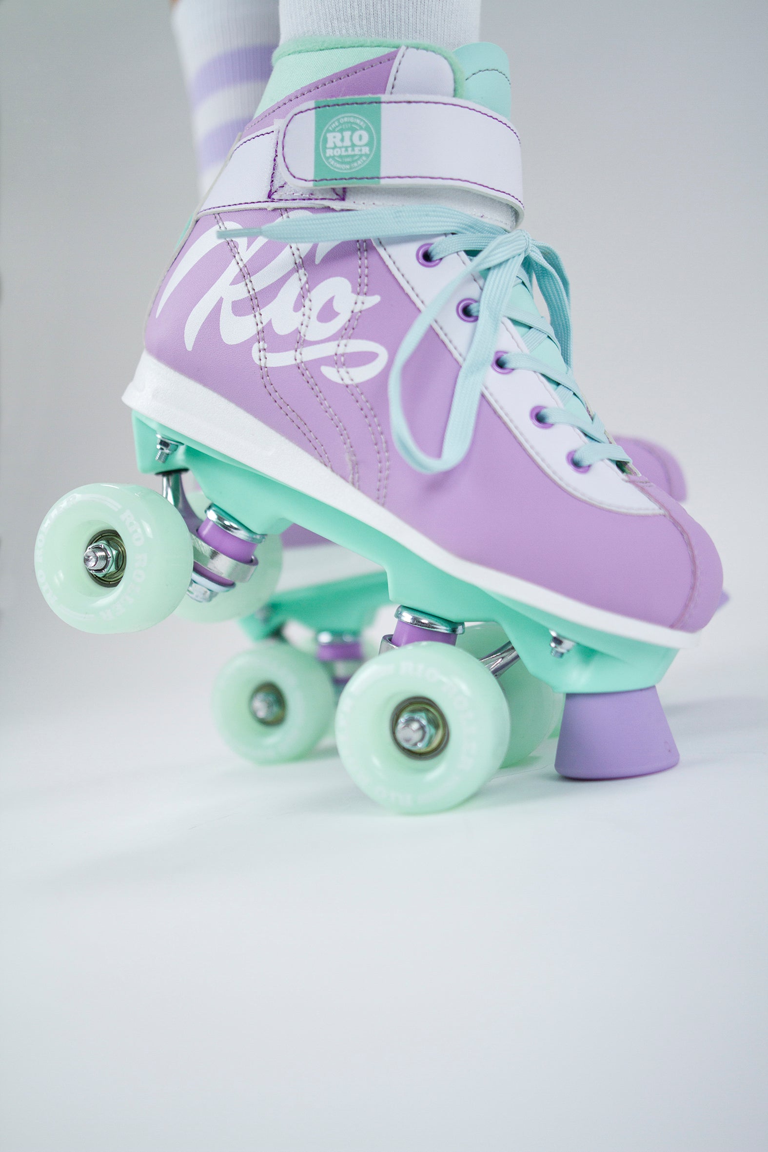 Rio Roller Milkshake Quad Roller Skates - Mint Berry - Momma Trucker Skates
