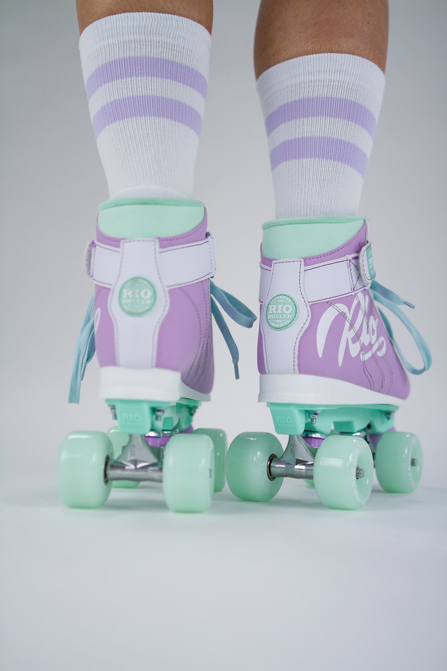 Rio Roller Milkshake Quad Roller Skates - Mint Berry - Momma Trucker Skates