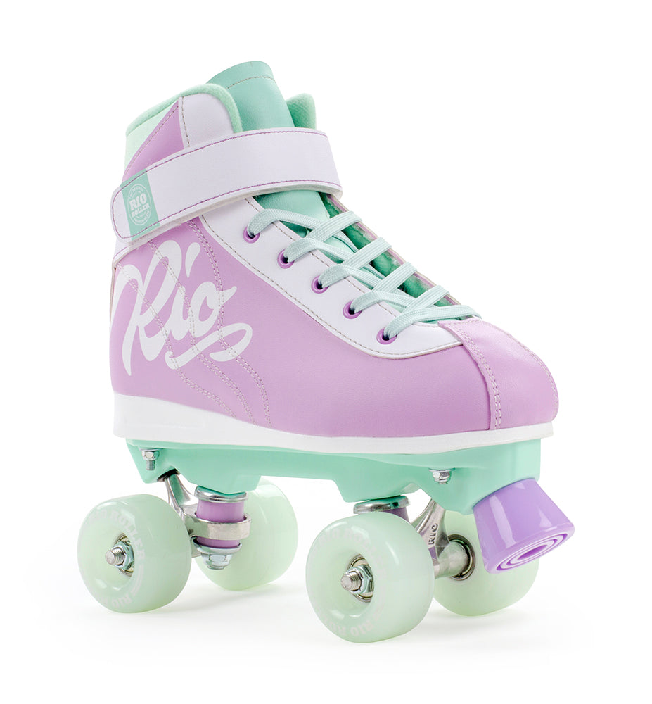 Rio Roller Milkshake Quad Roller Skates - Mint Berry - Momma Trucker Skates