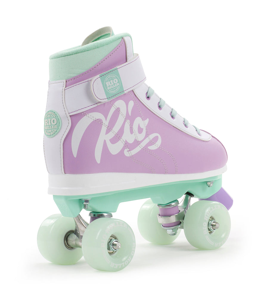 Rio Roller Milkshake Quad Roller Skates - Mint Berry - Momma Trucker Skates