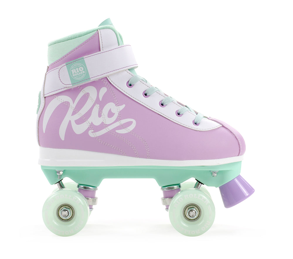 Rio Roller Milkshake Quad Roller Skates - Mint Berry - Momma Trucker Skates