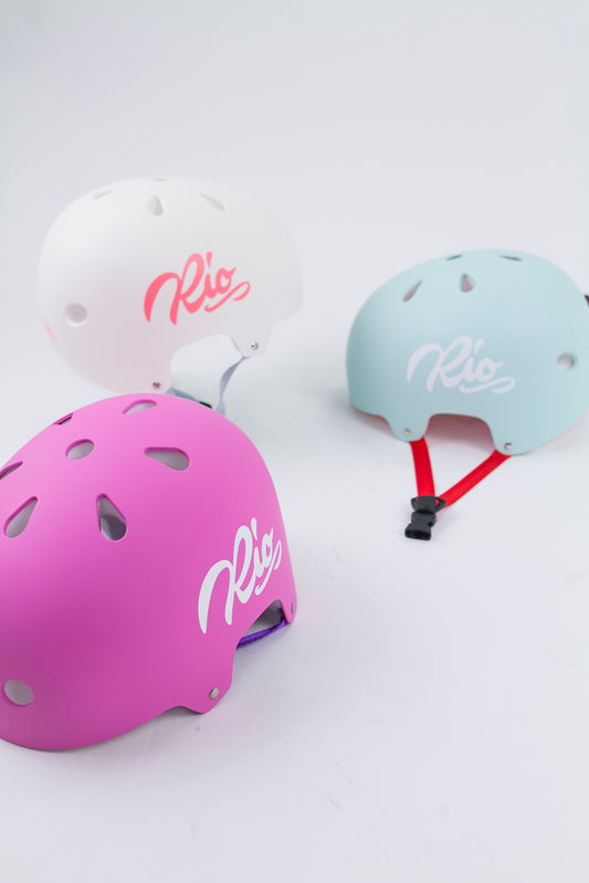 Rio Roller Script Helmet - Momma Trucker Skates