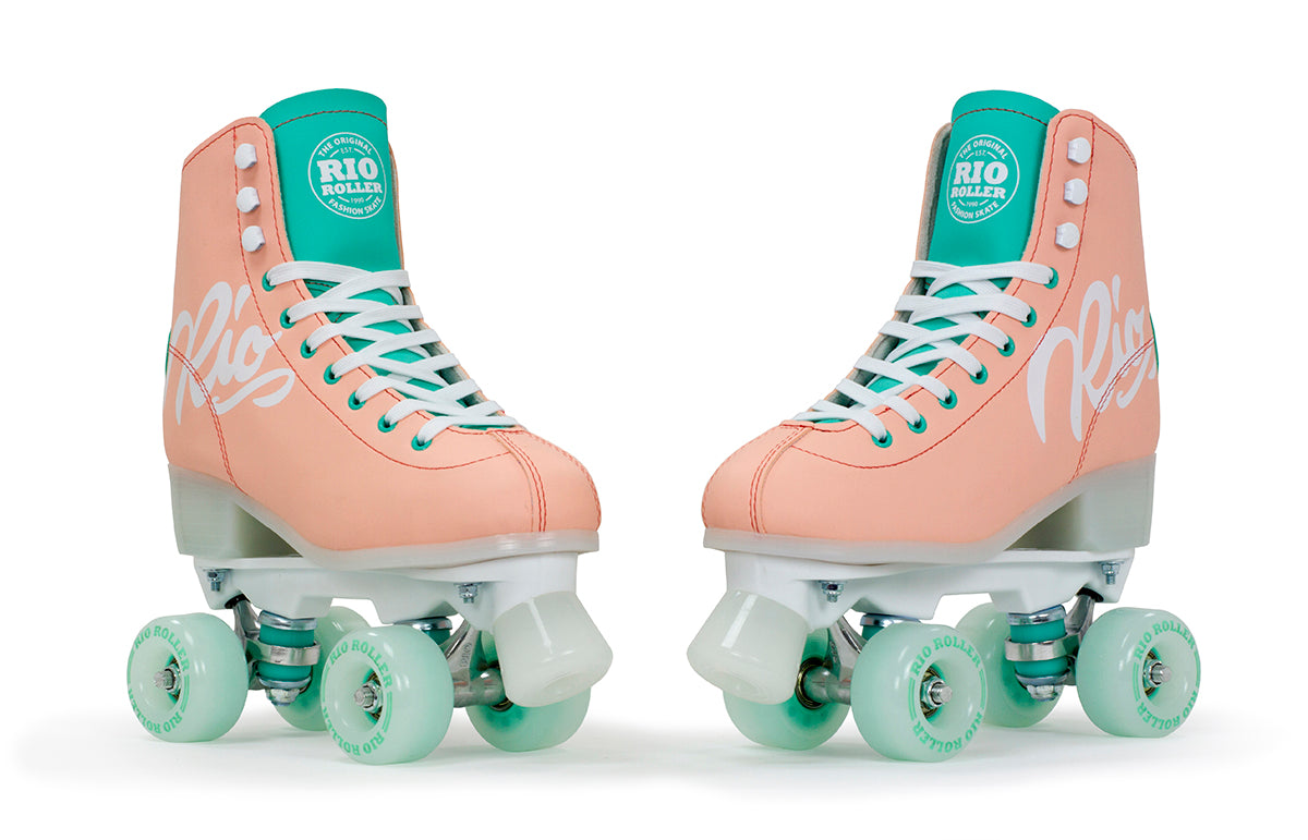 Rio Roller Script Quad Roller Skates - - Momma Trucker Skates