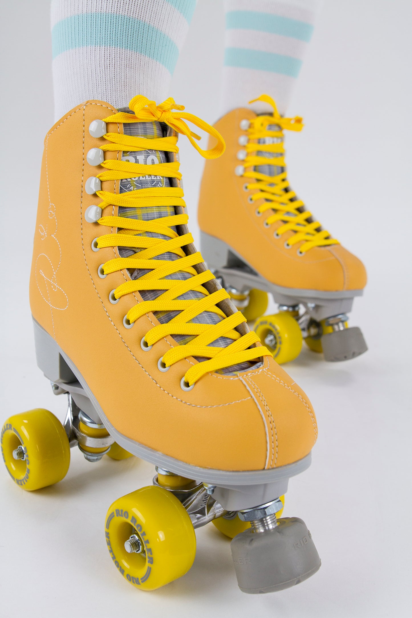 Rio Roller Signature Quad Skates - Yellow - Momma Trucker Skates