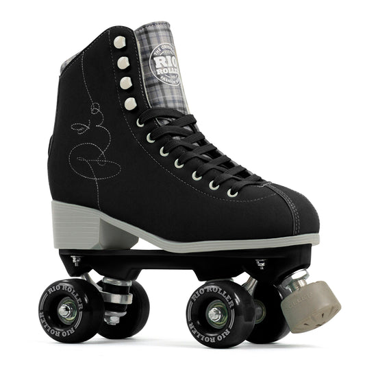 Rio Roller Signature Quad Skates - Black - Momma Trucker Skates