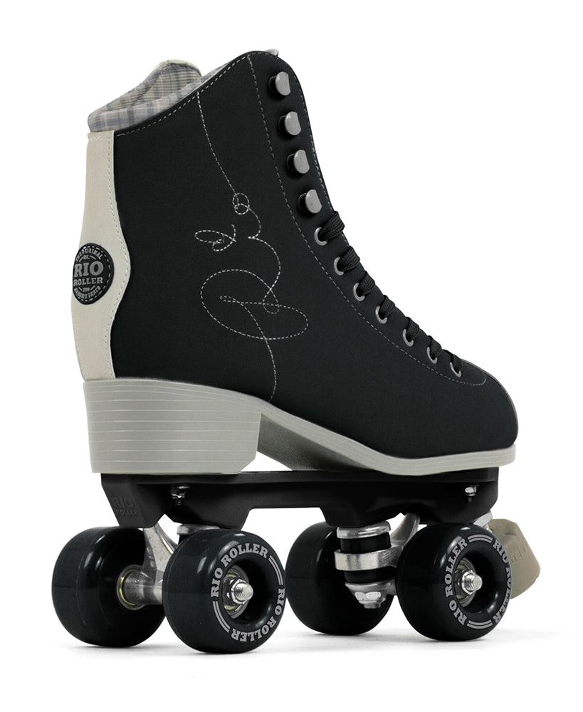 Rio Roller Signature Quad Skates - Black - Momma Trucker Skates
