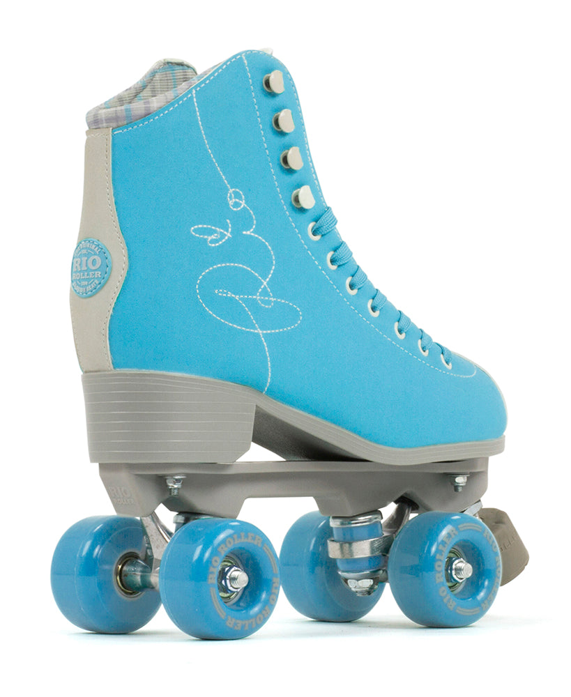 Rio Roller Signature Quad Skates - Blue - Momma Trucker Skates