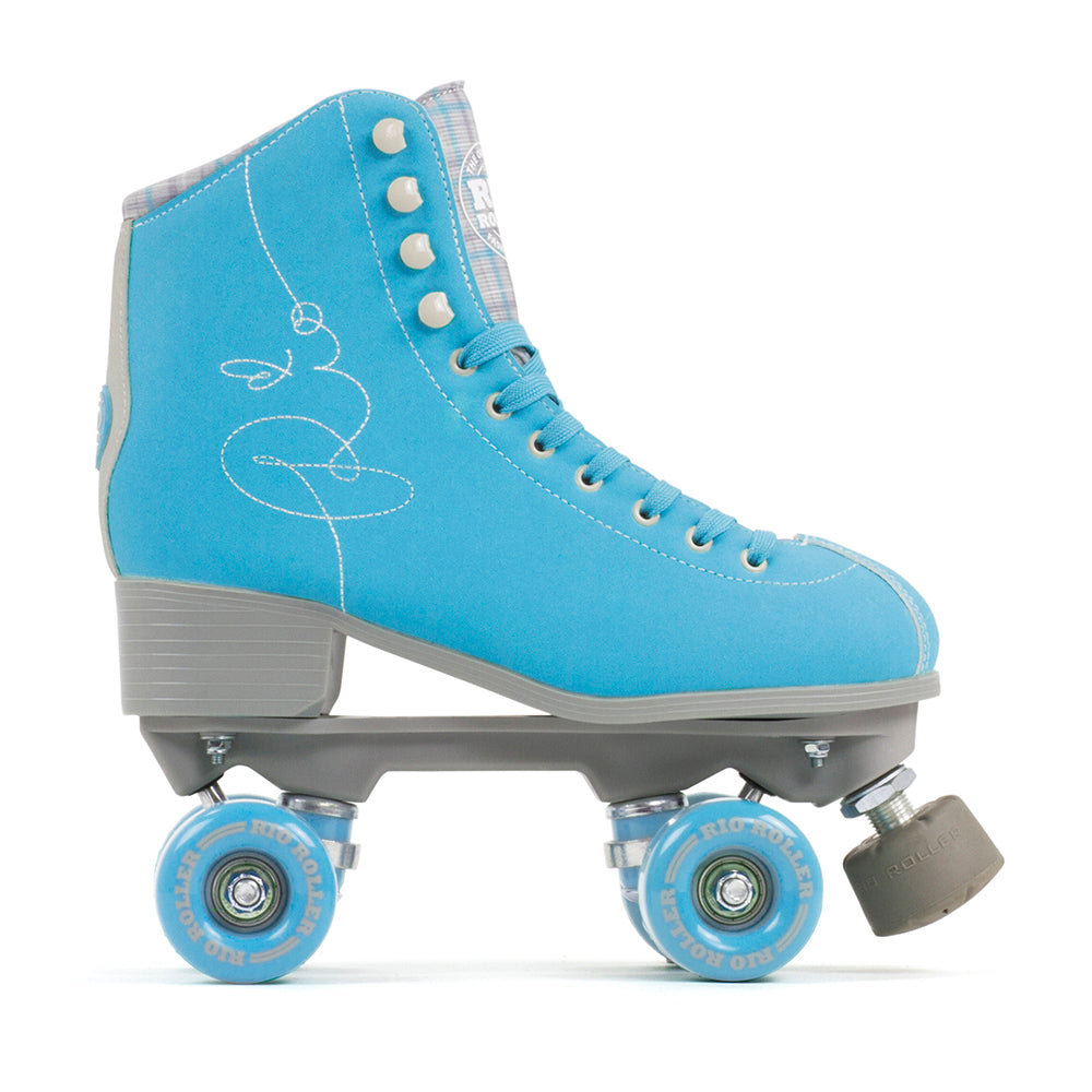 Rio Roller Signature Quad Skates - Blue - Momma Trucker Skates