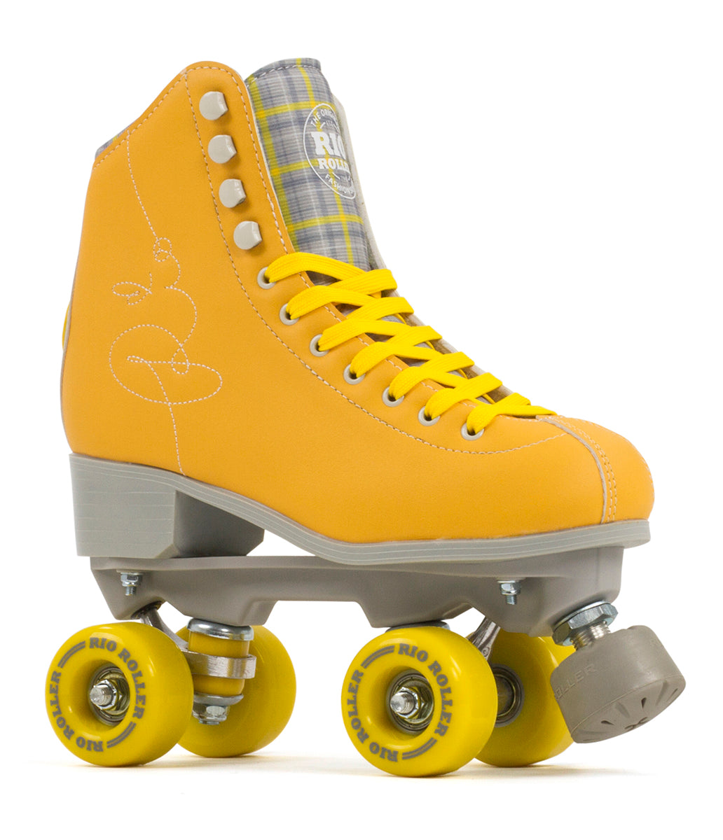 Rio Roller Signature Quad Skates - Yellow - Momma Trucker Skates