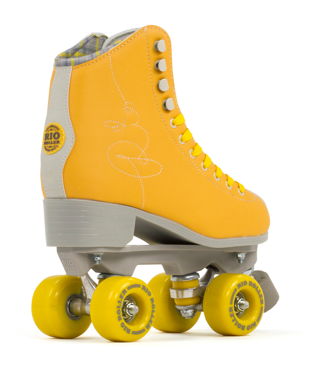 Rio Roller Signature Quad Skates - Yellow - Momma Trucker Skates