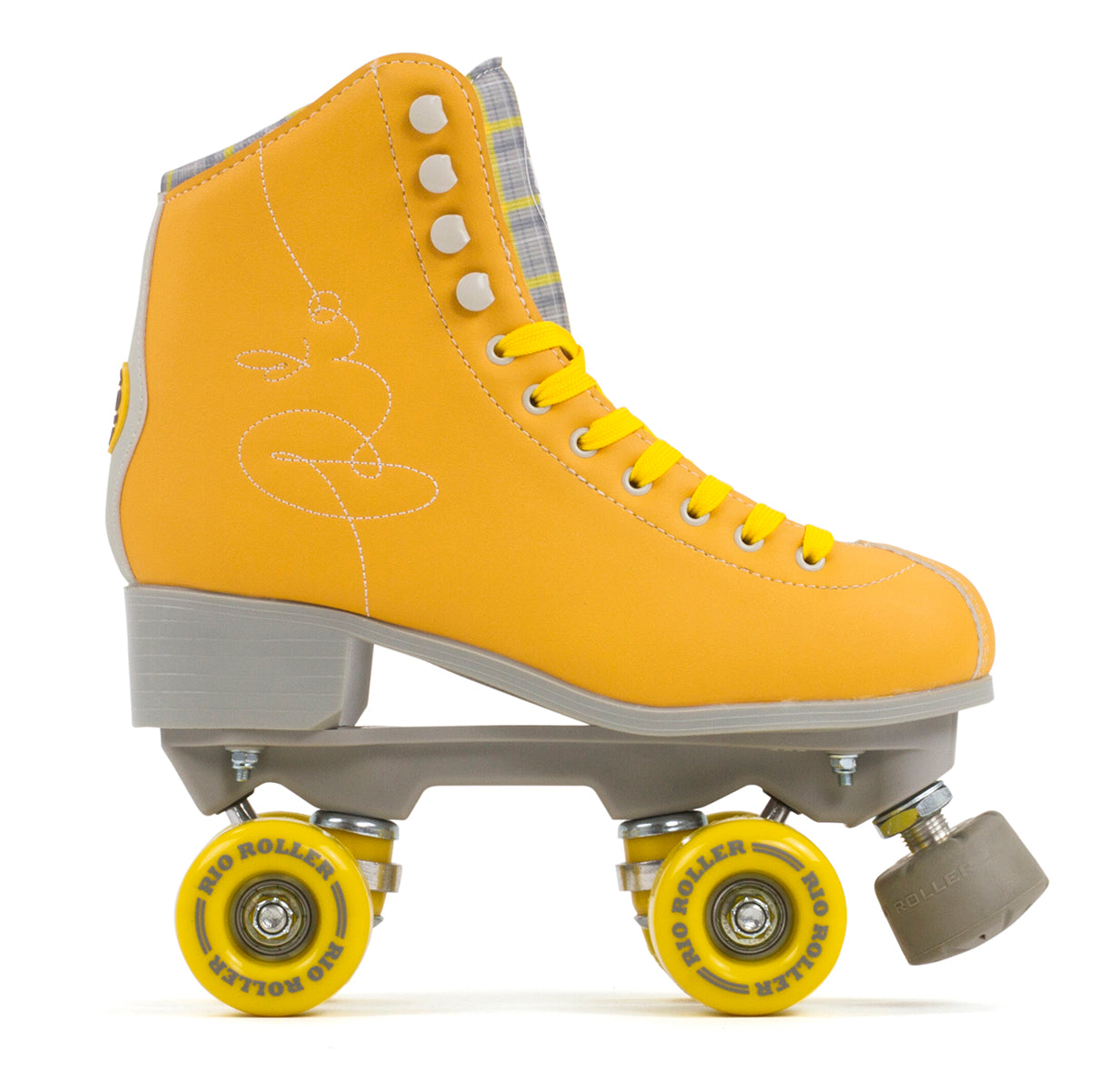 Rio Roller Signature Quad Skates - Yellow - Momma Trucker Skates