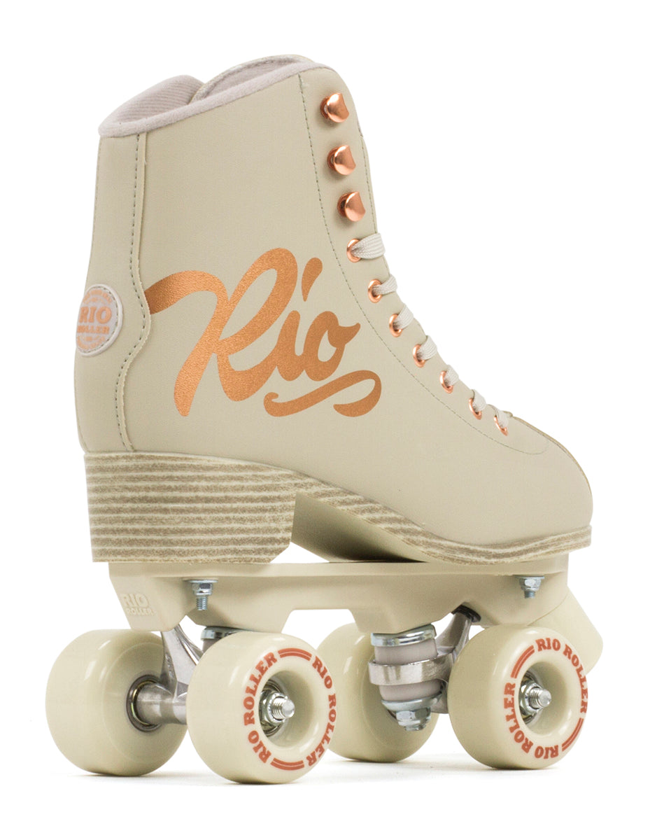 Rio Roller Rose Quad Roller Skates - Cream - Pre-Order - Momma Trucker Skates
