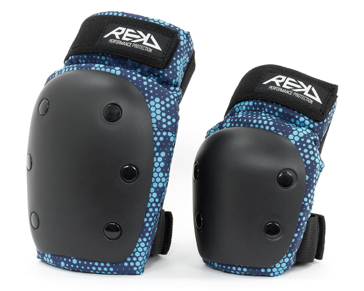 REKD Youth Heavy Duty Skate Protection Triple Pad Set - All Colours - Momma Trucker Skates