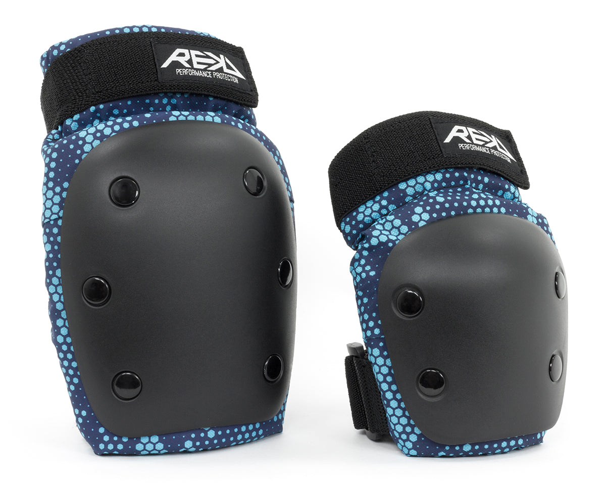 REKD Youth Heavy Duty Skate Protection Triple Pad Set - All Colours - Momma Trucker Skates
