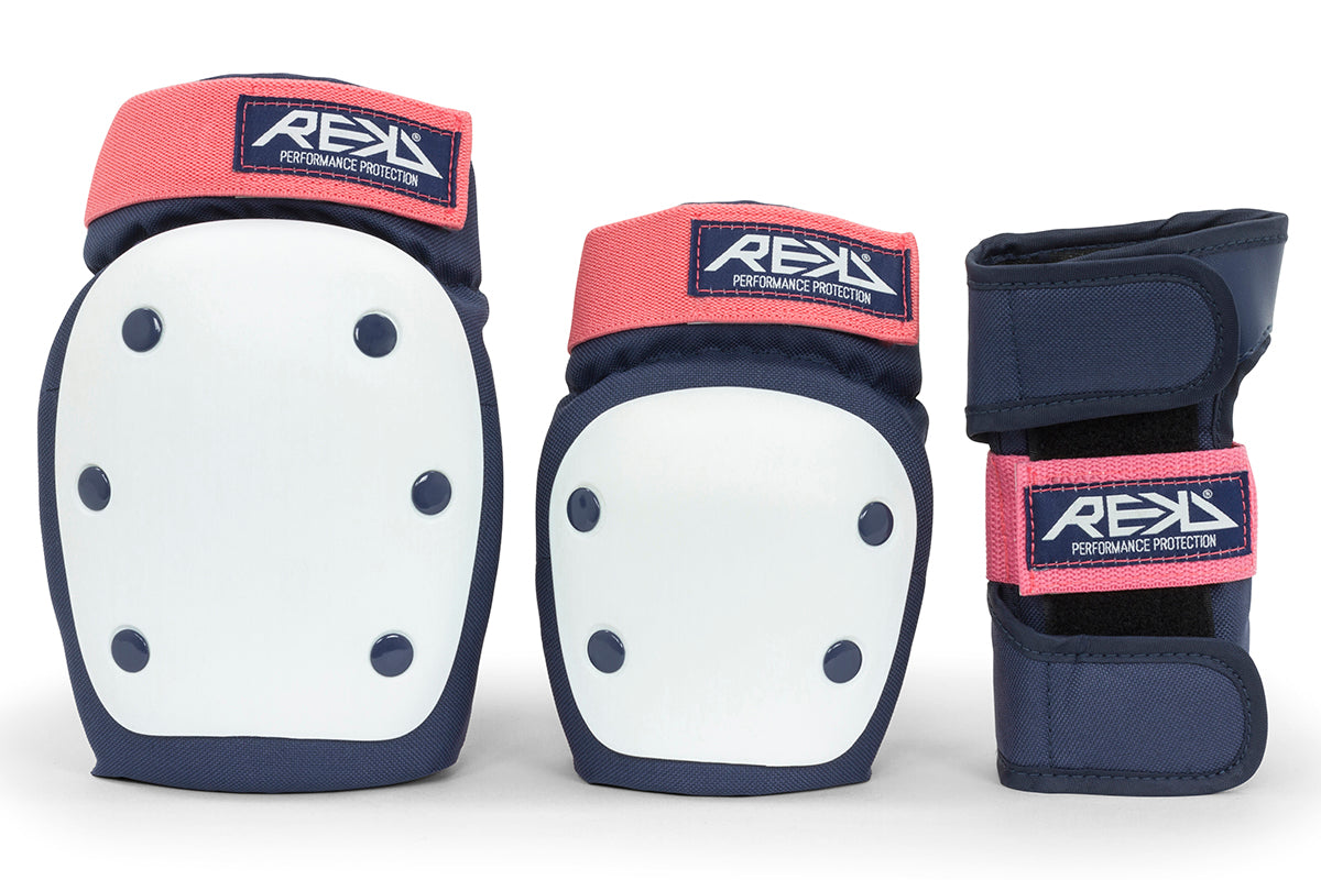 REKD Heavy Duty Skate Protection Triple Pad Set - All Colours - Momma Trucker Skates