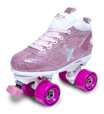 Suregrip Rock Star Pink Glitter Roller Skates - Momma Trucker Skates