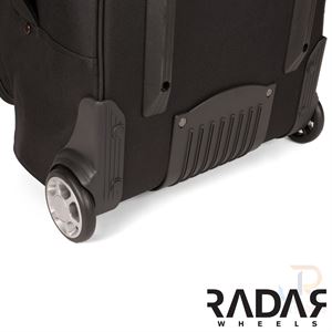 Radar Wheels Rolling Gear Bag - Black