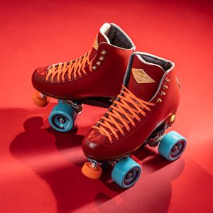 Riedell Crew Roller Skates - Crimson Red