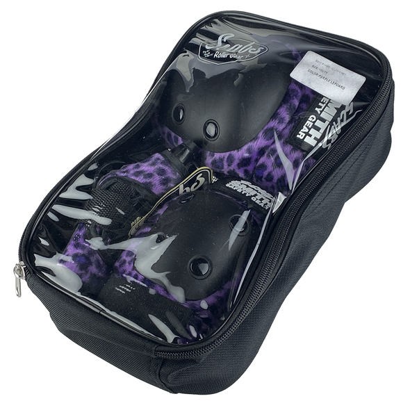 Smith Scabs Adult Combo Pad Set - Purple Leopard