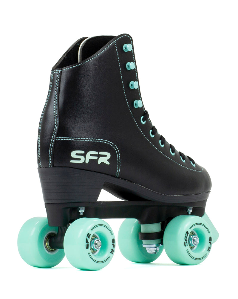 SFR Figure Roller Skates -Black/Mint - Pre Order - Momma Trucker Skates