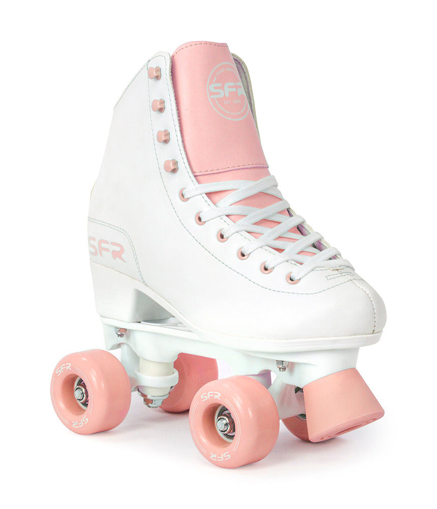 SFR Figure Roller Skates -White/Pink - Momma Trucker Skates