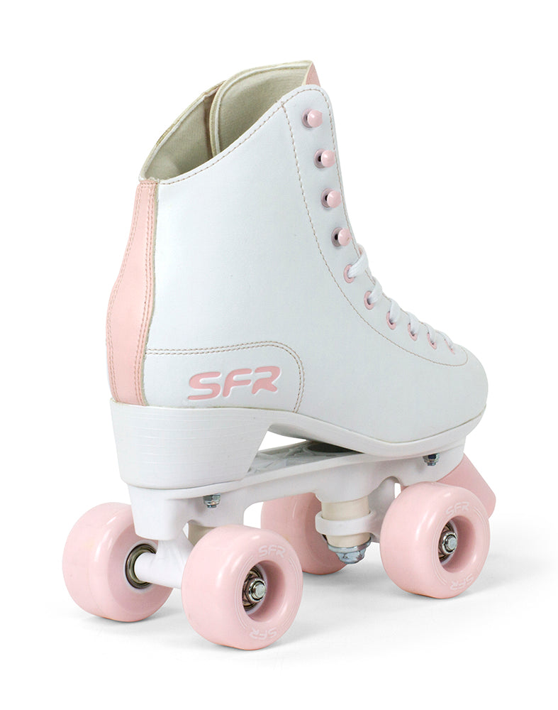 SFR Figure Roller Skates -White/Pink - Momma Trucker Skates