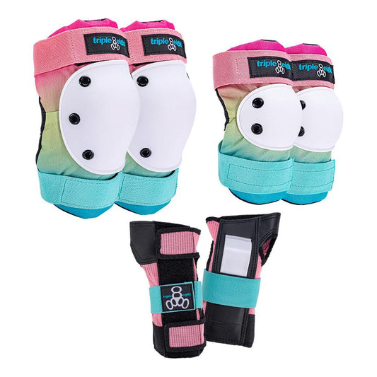 Triple8 Saver Series Triple Pad set - Shaved Ice - Momma Trucker Skates