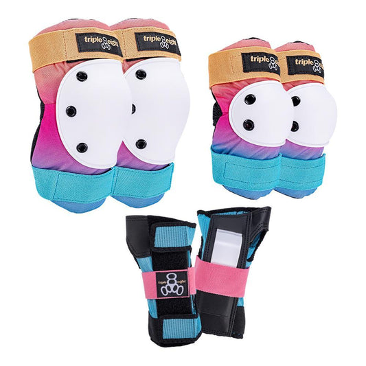 Triple8 Saver Series Triple Pad set - Sunset - Momma Trucker Skates