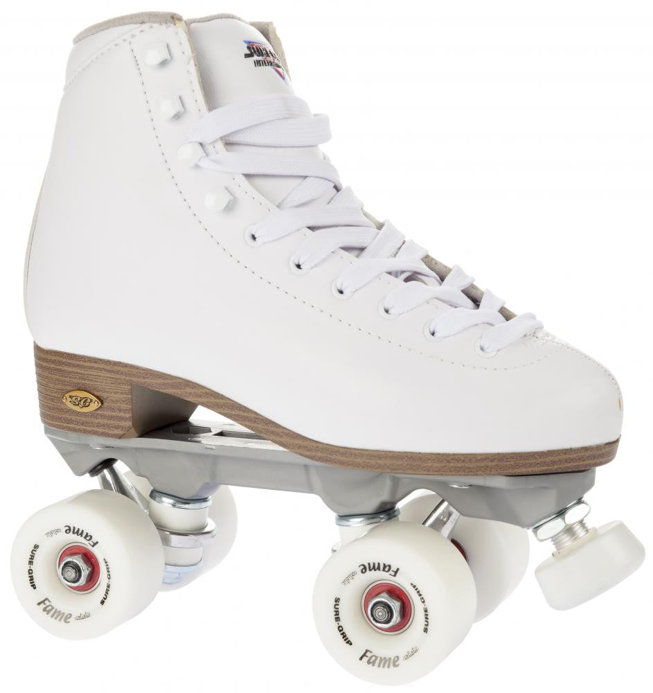 Suregrip Fame Skate Package White - Momma Trucker Skates