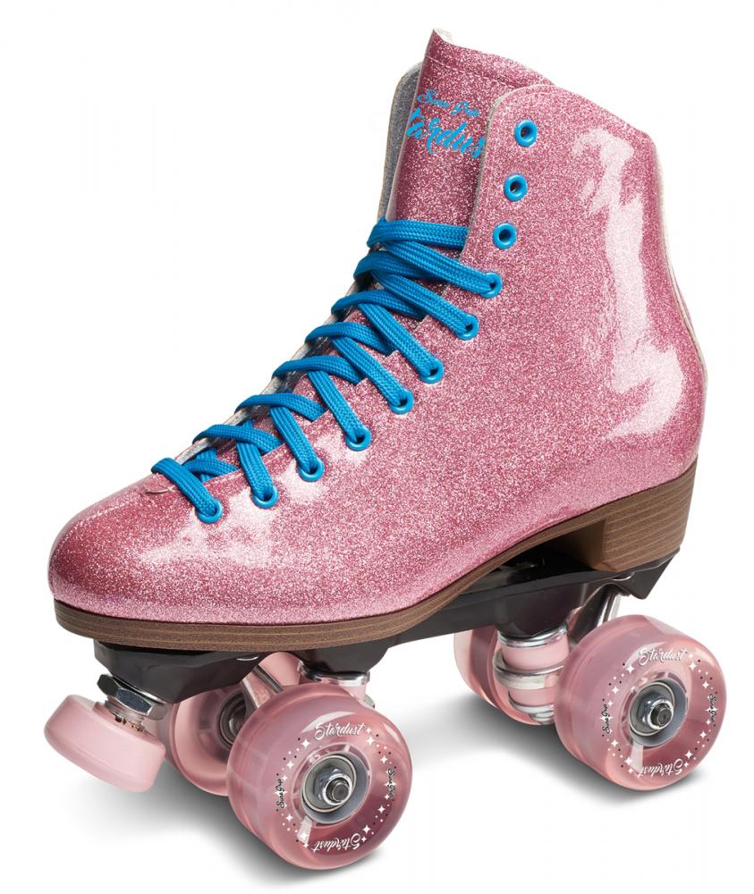 Suregrip Pink Glitter Stardust Quad Skates - Momma Trucker Skates