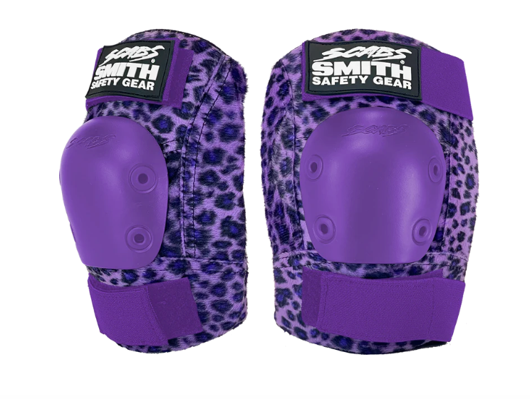 Smith Scabs Urban Elbow Pads - Purple Leopard