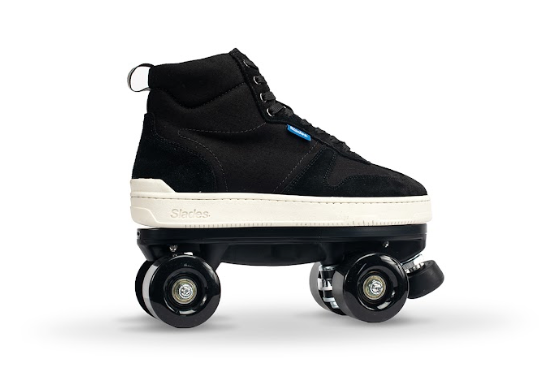 Slades Detachable Roller Skates Black S Quad Pack