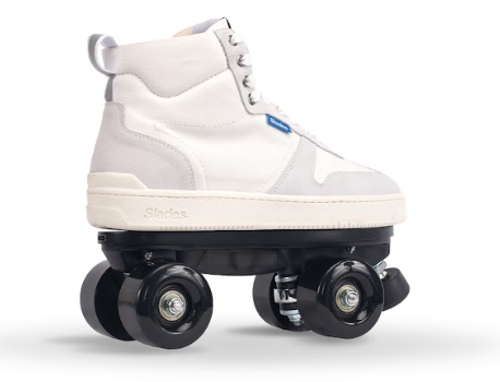 Slades Detachable Roller Skates White S Quad Pack