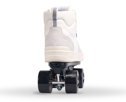 Slades Detachable Roller Skates White S Quad Pack