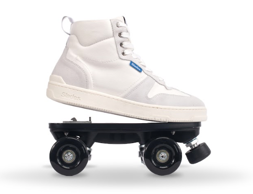 Slades Detachable Roller Skates White S Quad Pack