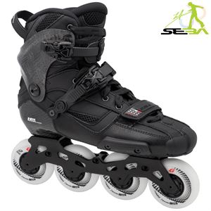 Seba High Light Competition Inline Skates - Black - Momma Trucker Skates