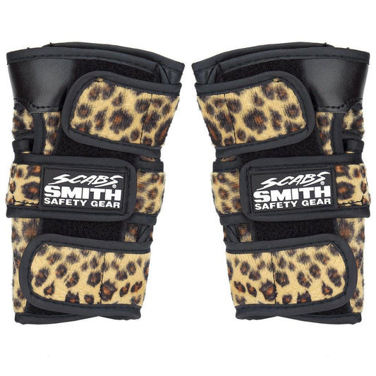 Smith Scabs Brown Leopard Wrist Guards