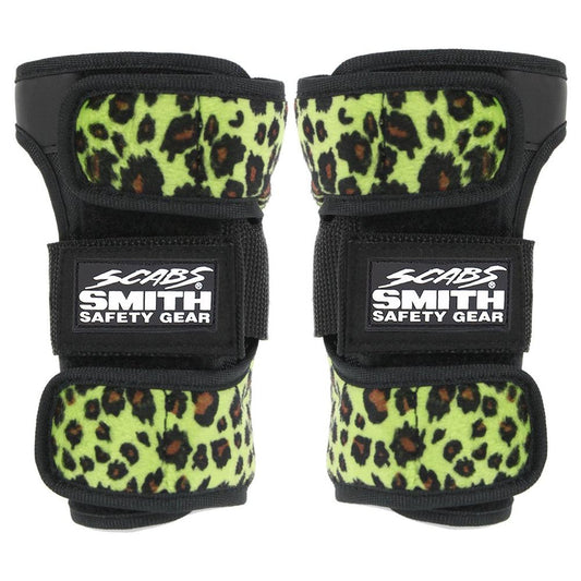 Smith Scabs Green Leopard Wrist Guards