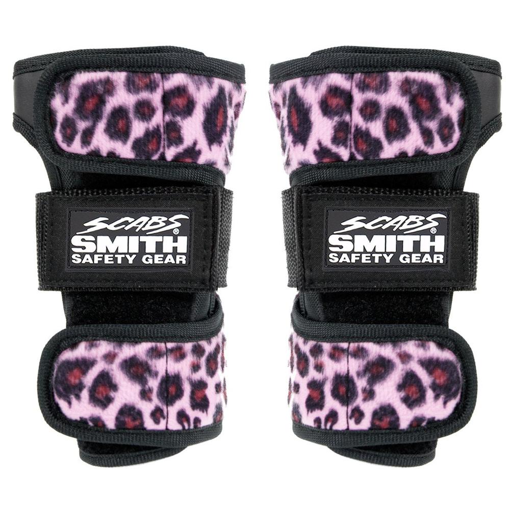 Smith Scabs Pink Leopard Wrist Guards