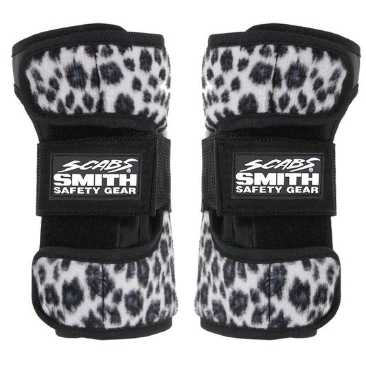 Smith Scabs White Leopard Wrist Guards