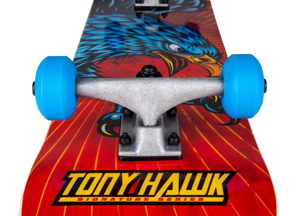 Tony Hawk SS 180 Complete Skateboard 7.75 " - Diving Hawk - Momma Trucker Skates