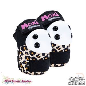 187 Killer Pads Moxi Six Pack Combo Protection - Moxi Leopard - Momma Trucker Skates