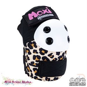 187 Killer Pads Moxi Six Pack Combo Protection - Moxi Leopard - Momma Trucker Skates